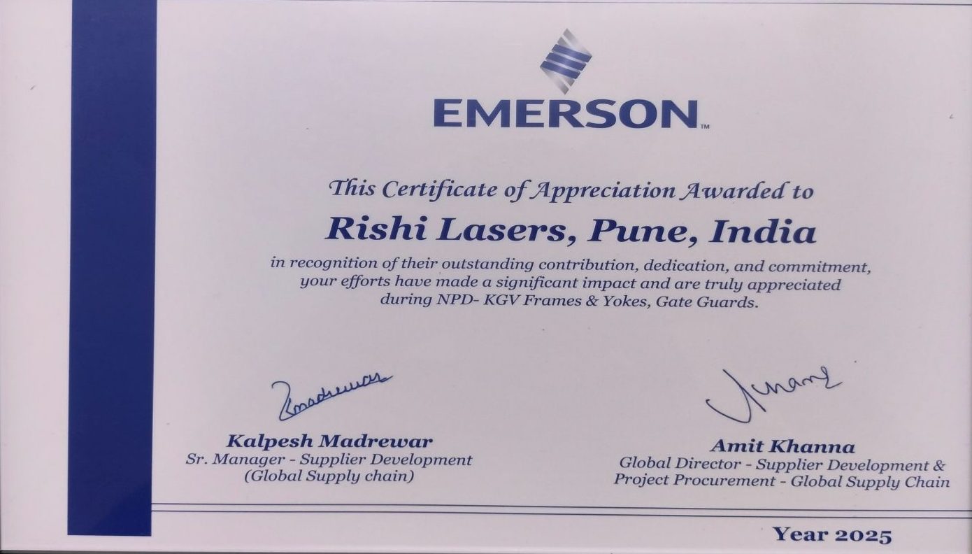 Emerson SCR Certificate